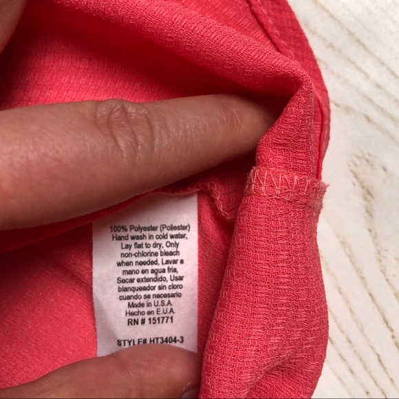 ❗️Last 3! S-L Coral sleeveless top - Picture 5 of 7